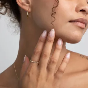 Marquise Band Ring - 18K Gold Vermeil