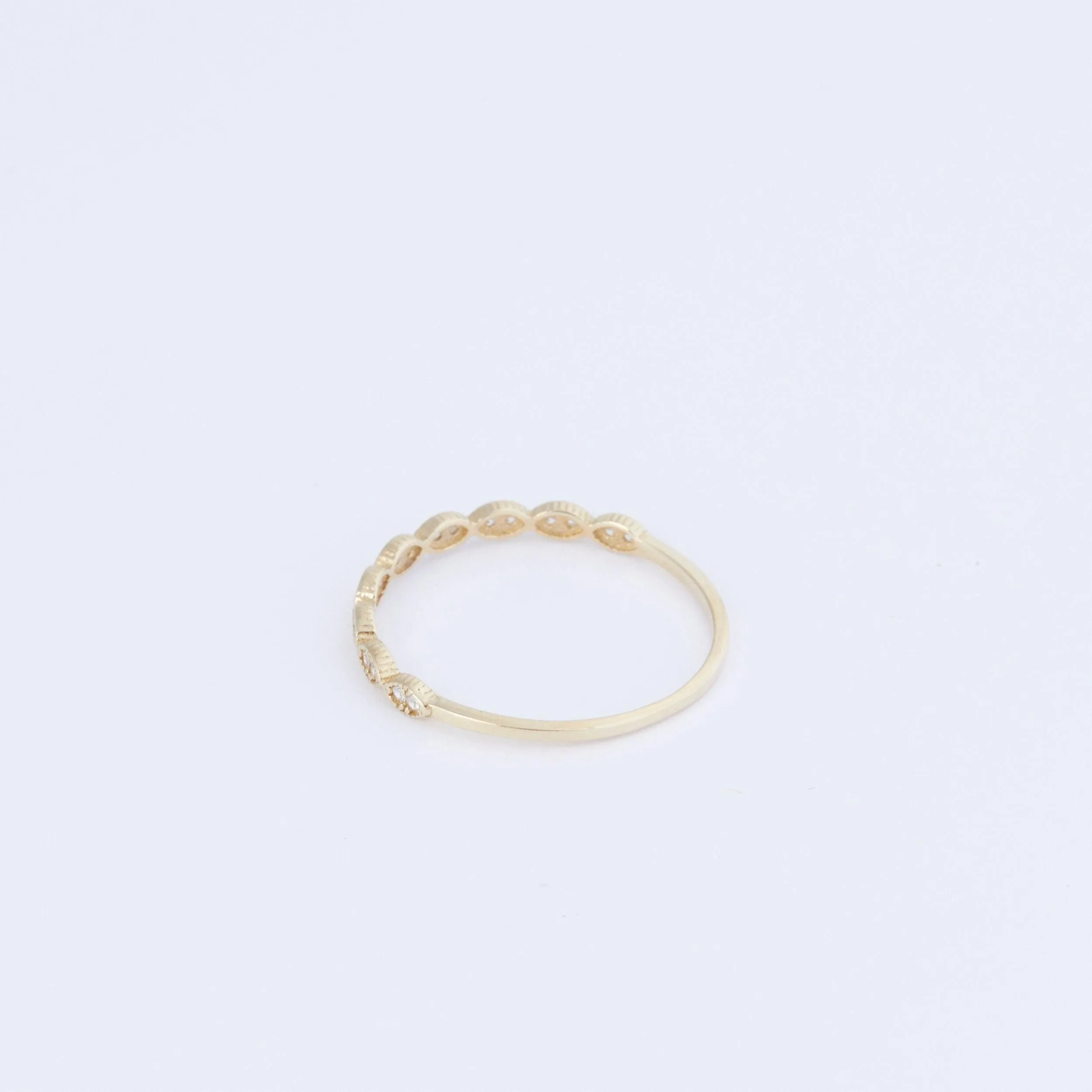Marquise Band Ring - 18K Gold Vermeil