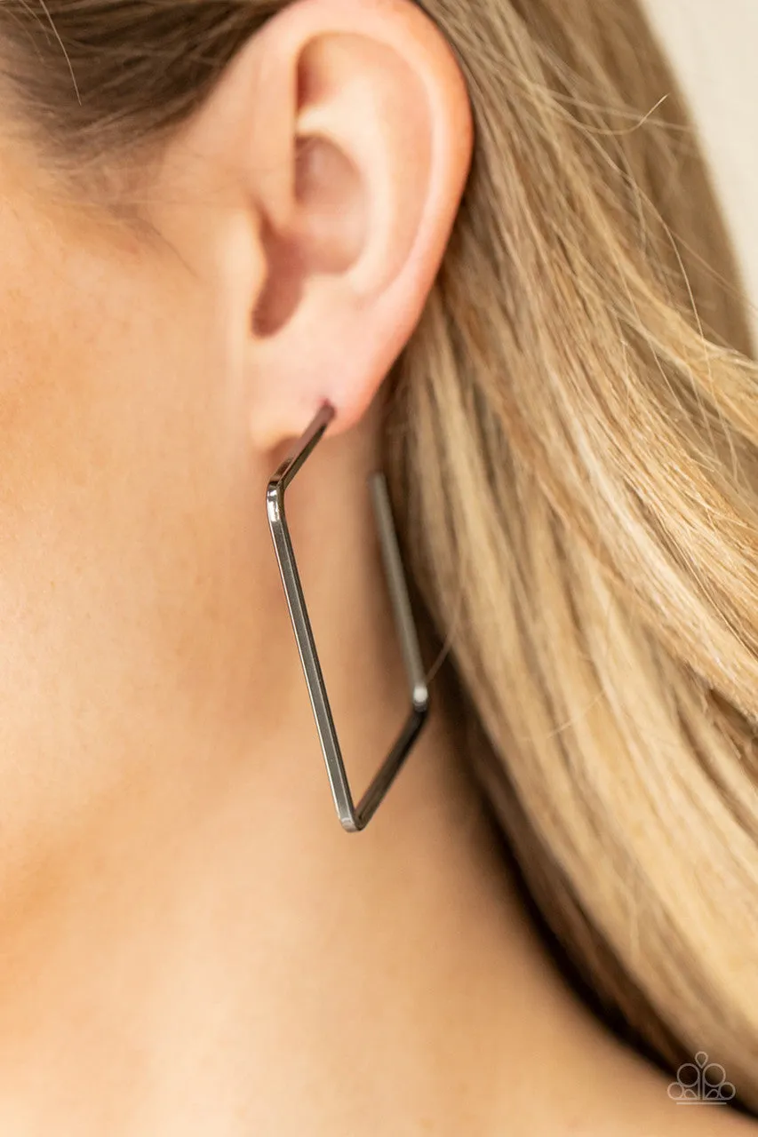 Material Girl Magic Black Paparazzi Earrings