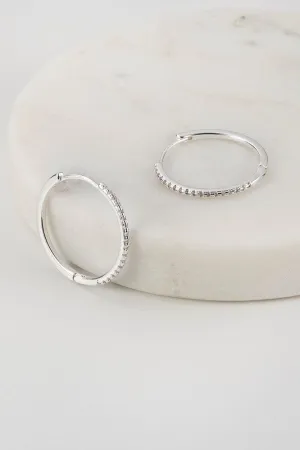 Matilda Hoop by Zafino- Silver