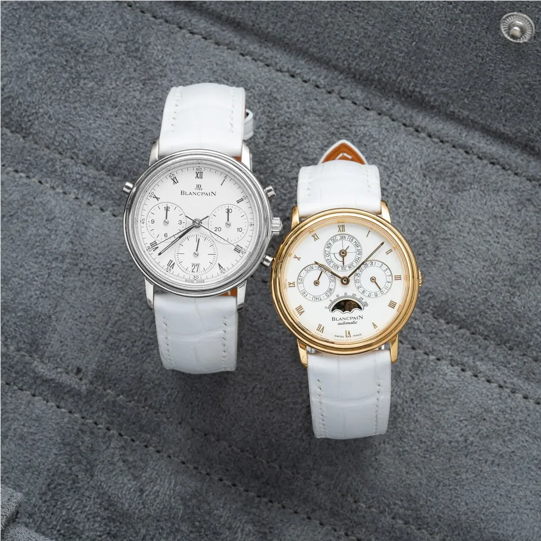 Matte White Alligator Signature Strap