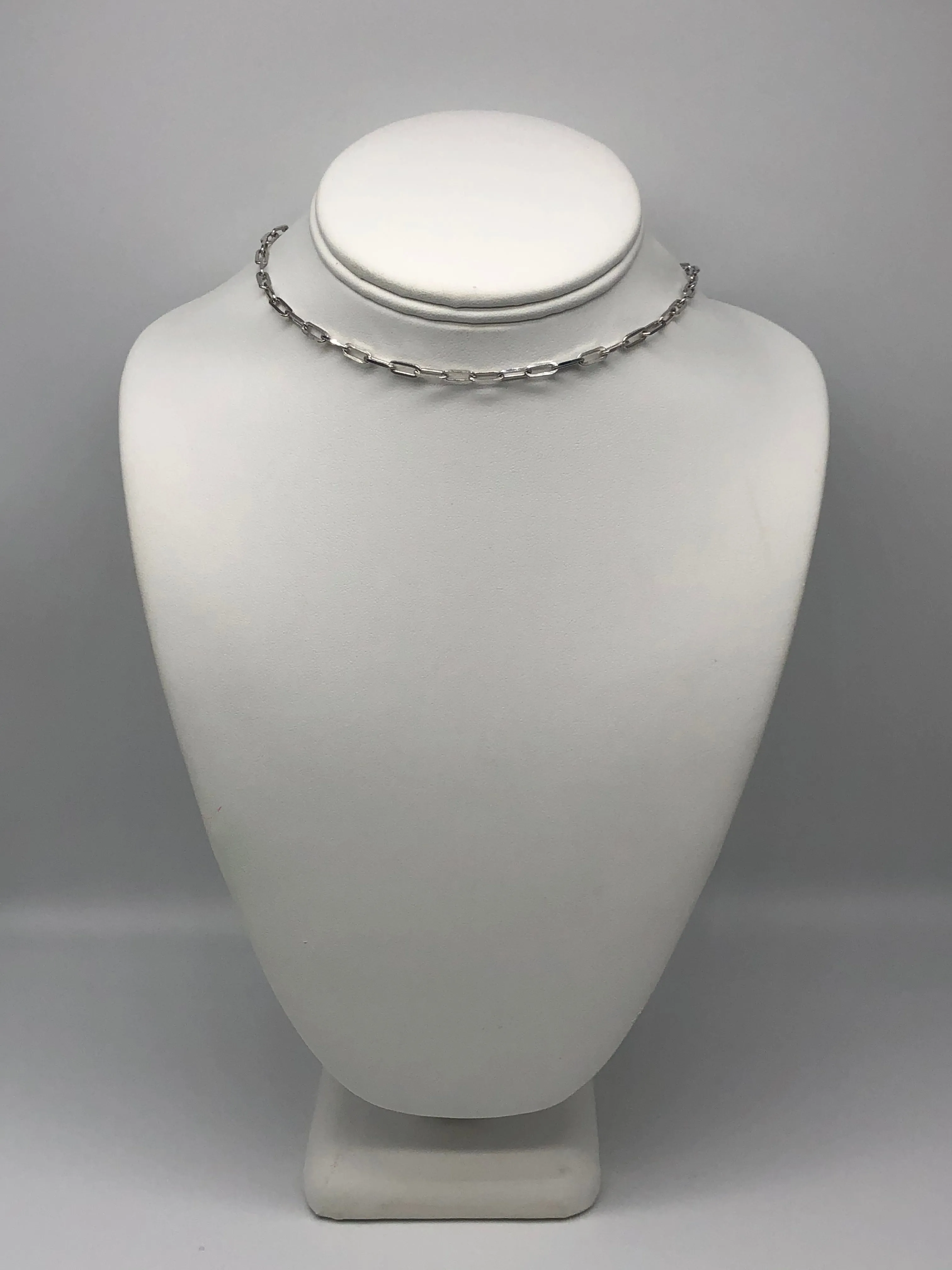 Mimi Paperclip Choker Chain Necklace
