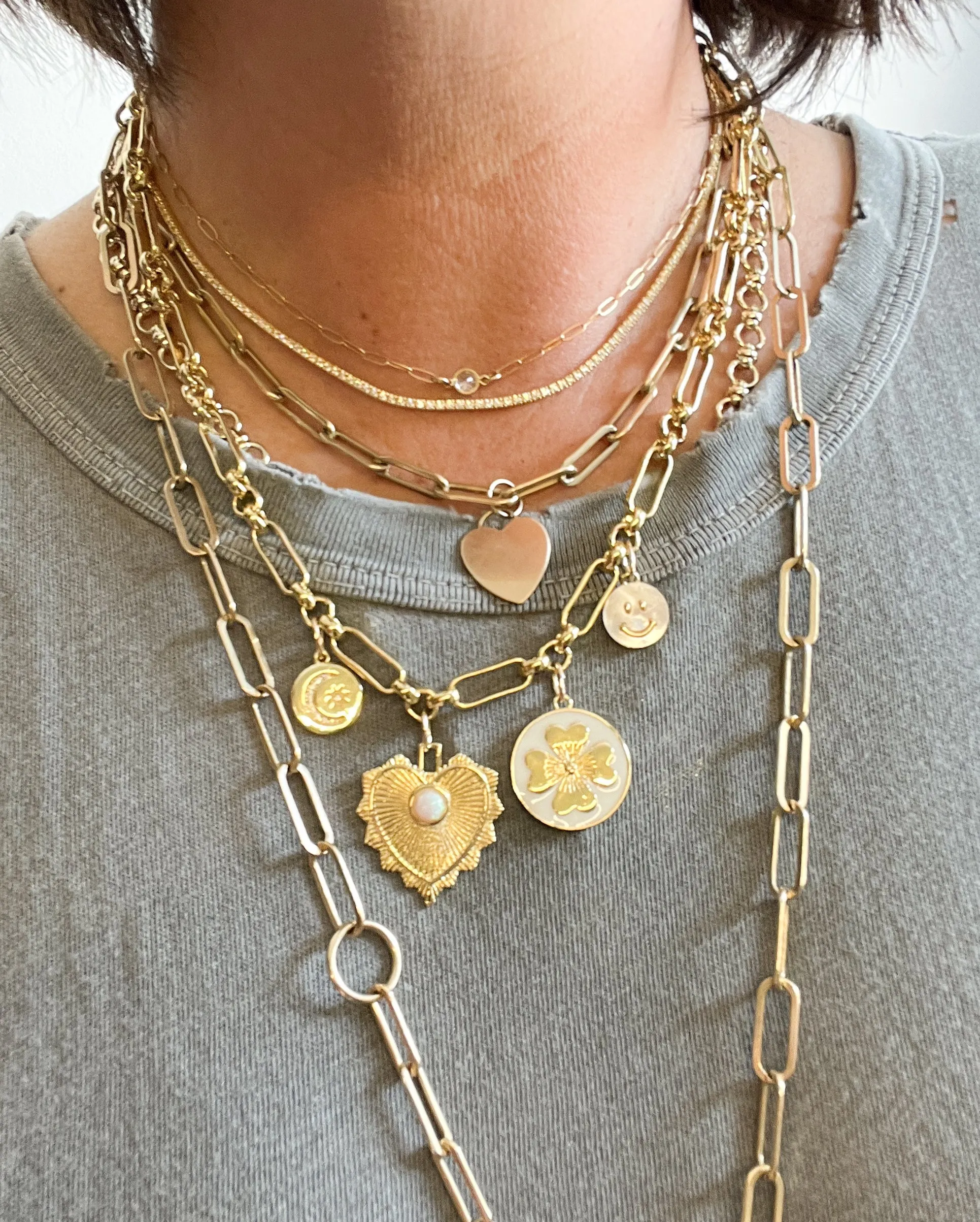 Mini choker tennis chain
