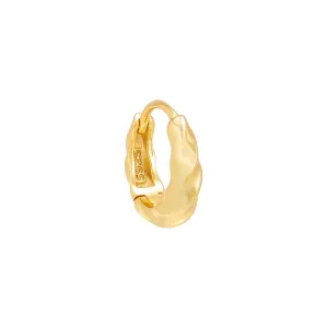 Mini Chunky Graduated Twist Huggie Earring