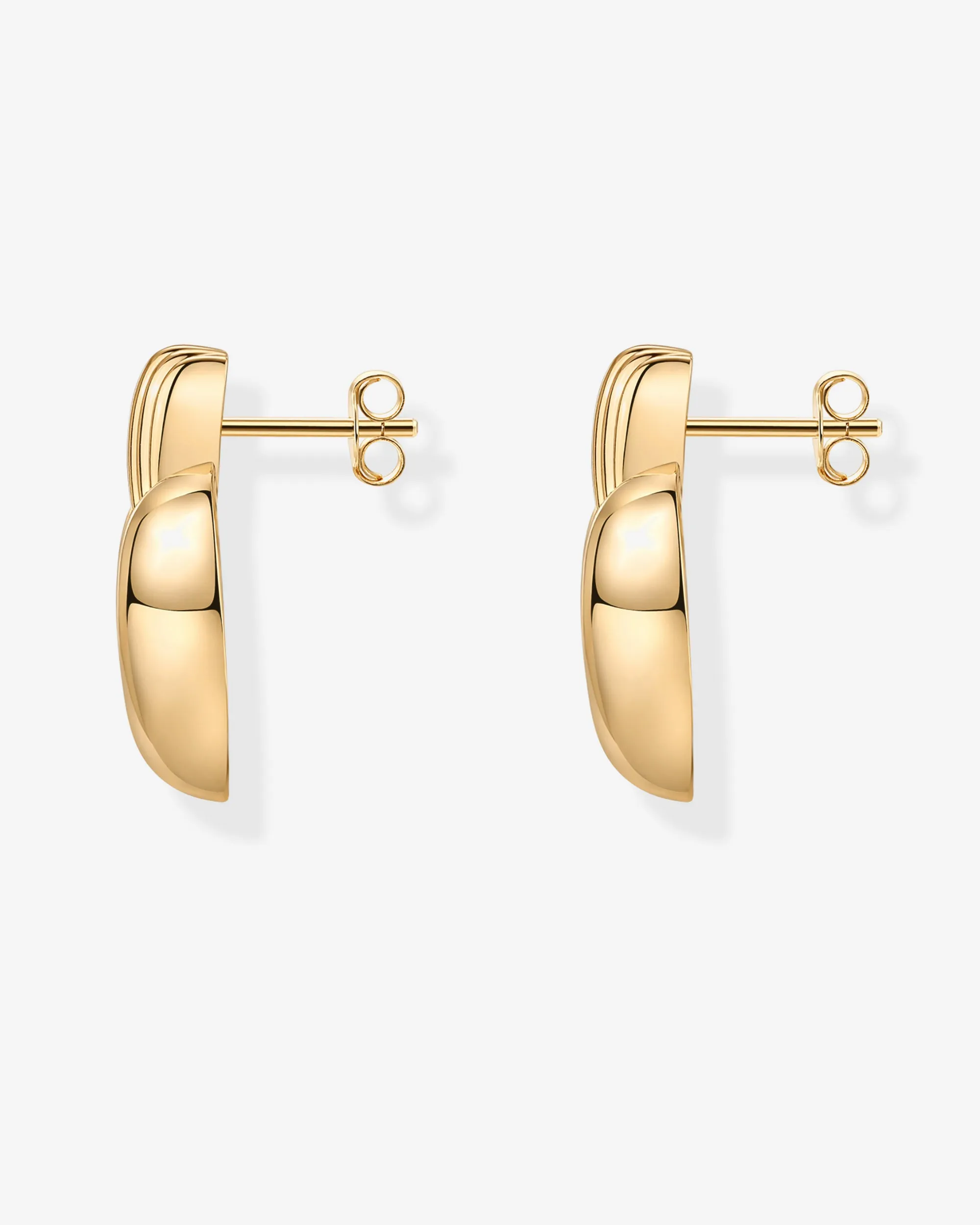 Mini Heart Door Knocker Earrings