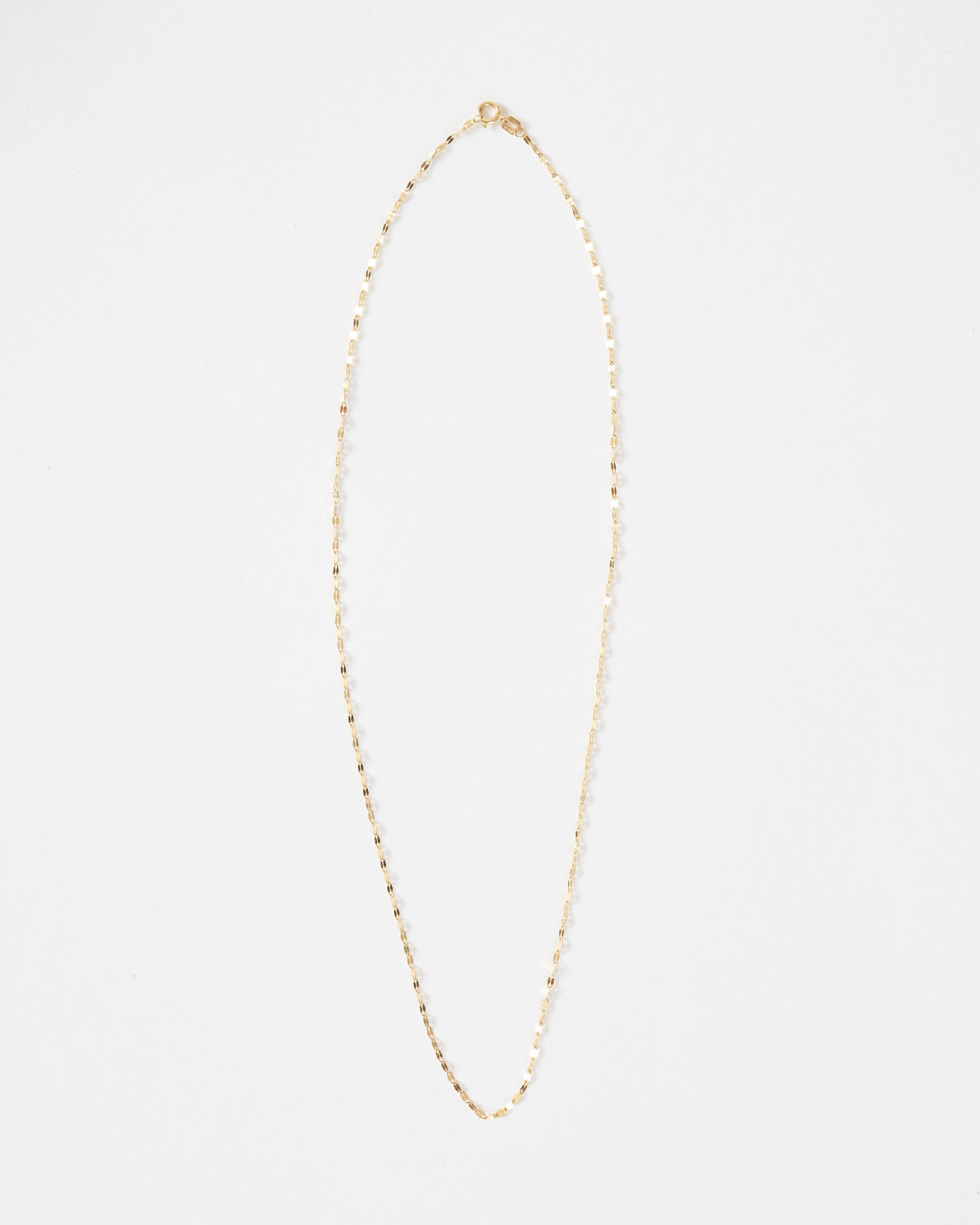 mini shimmer chain necklace