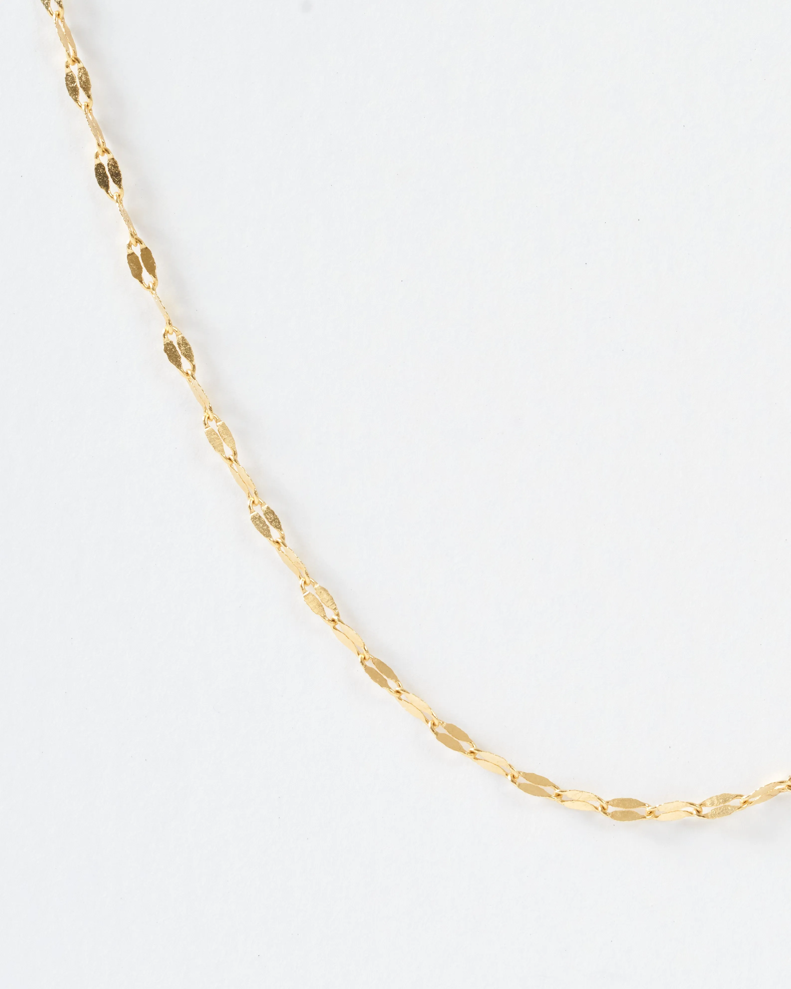 mini shimmer chain necklace