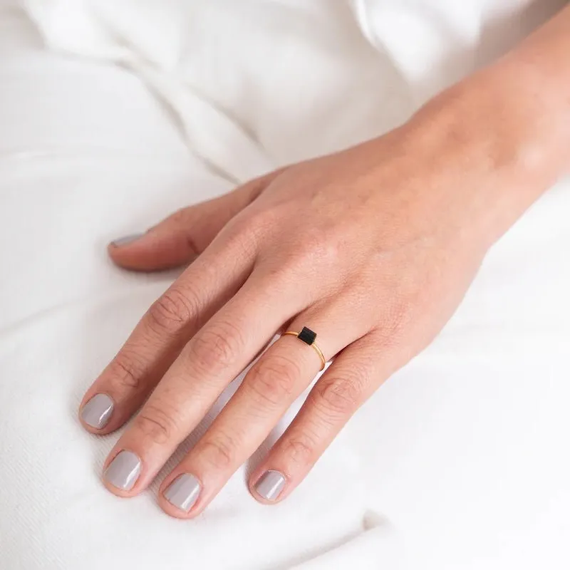 Mini Stone Stackable Rings