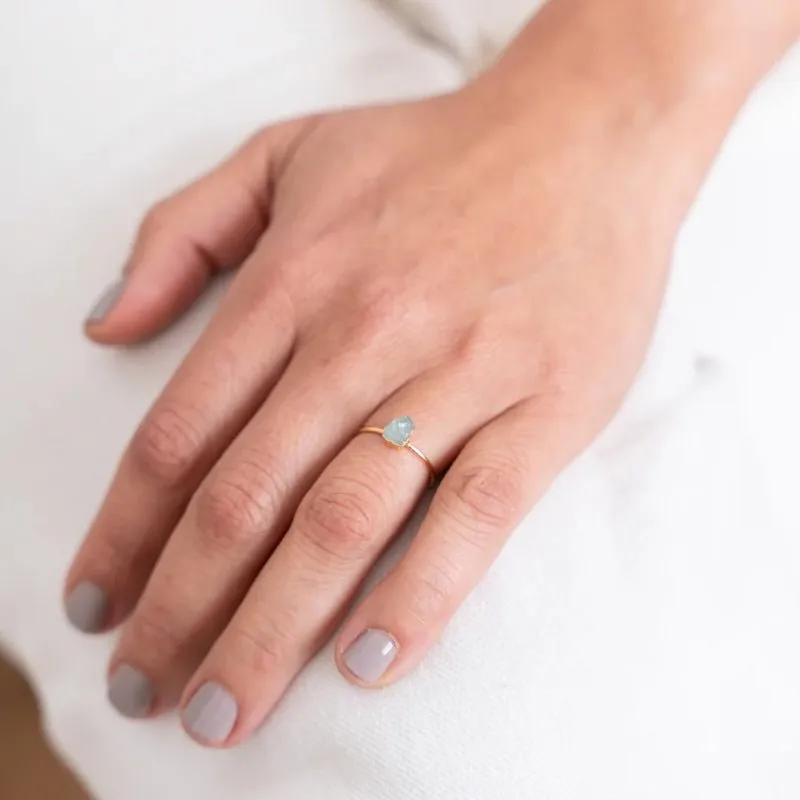 Mini Stone Stackable Rings