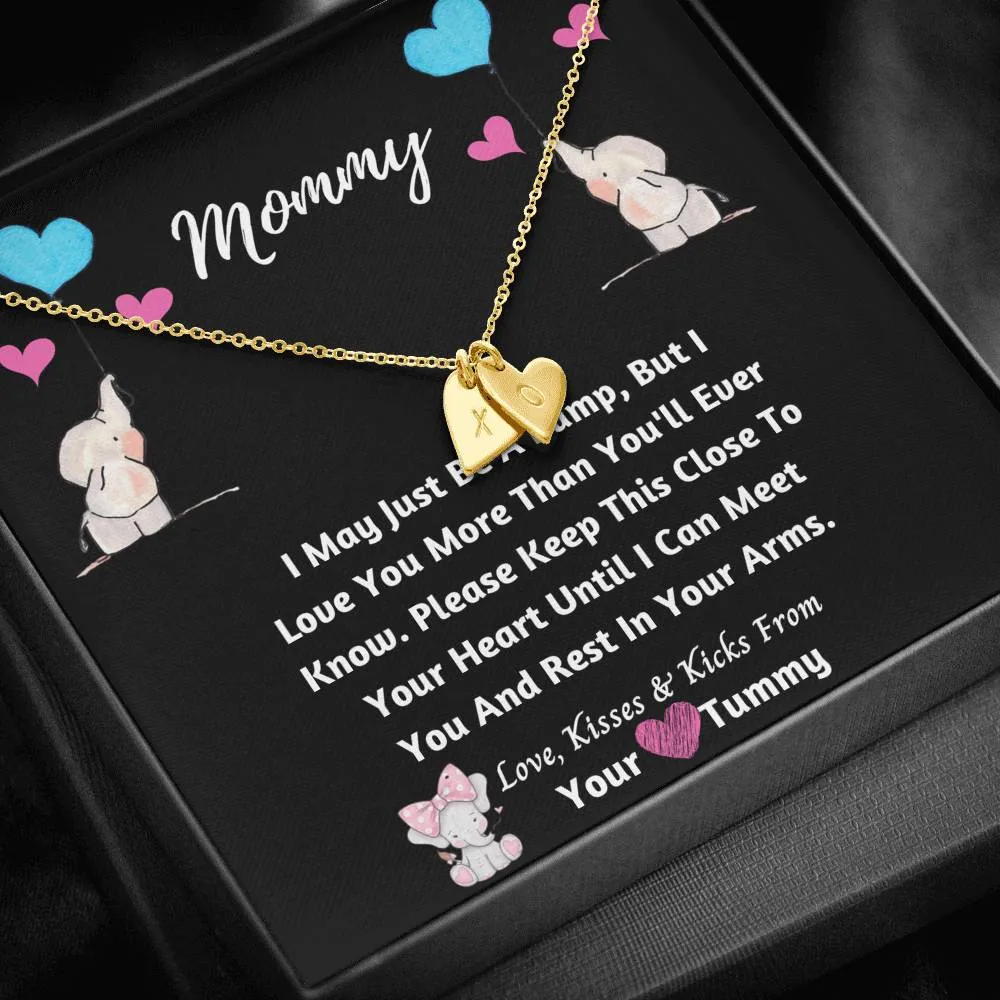 Mommy Hearts Necklace- Love From Your Tummy