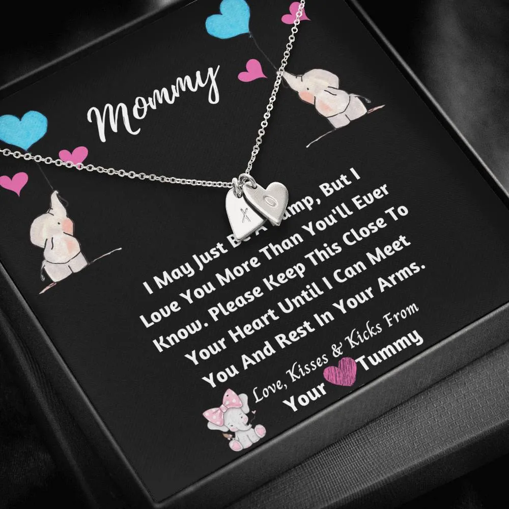 Mommy Hearts Necklace- Love From Your Tummy
