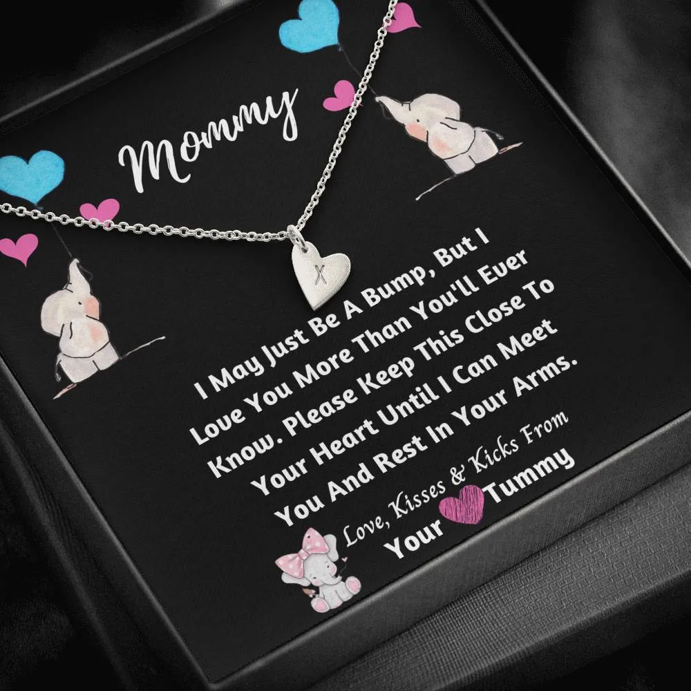 Mommy Hearts Necklace- Love From Your Tummy