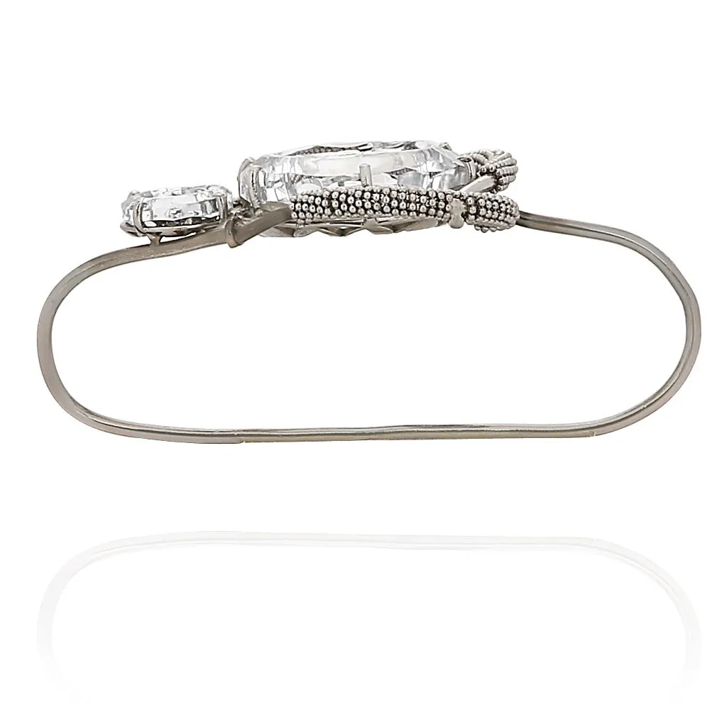 MOONLIGHT RADIANCE CUFF BRACELET