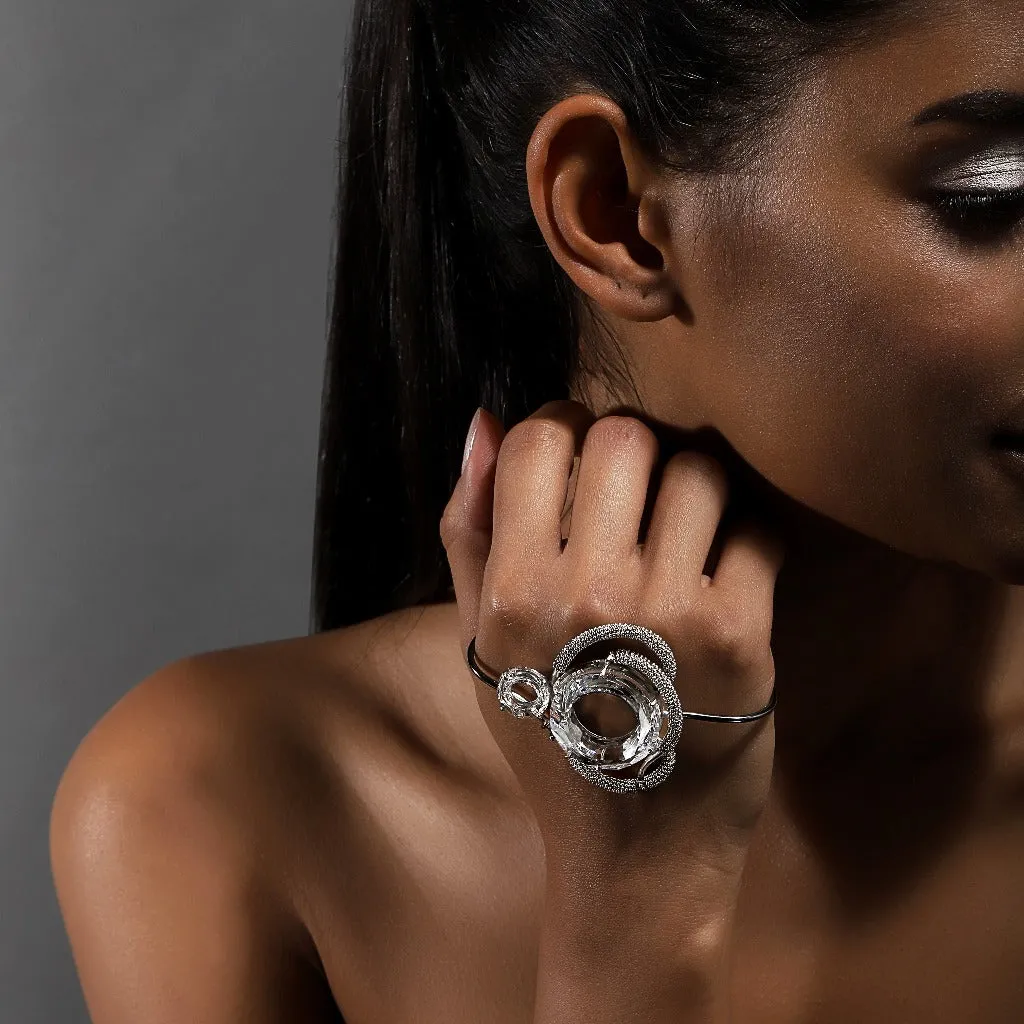 MOONLIGHT RADIANCE CUFF BRACELET