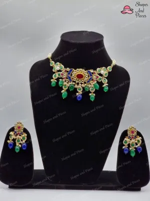 Multicolor  Choker Set