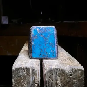Nacozari Turquoise Texture Signet