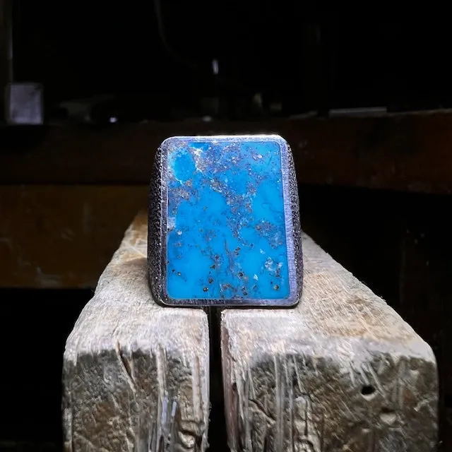 Nacozari Turquoise Texture Signet