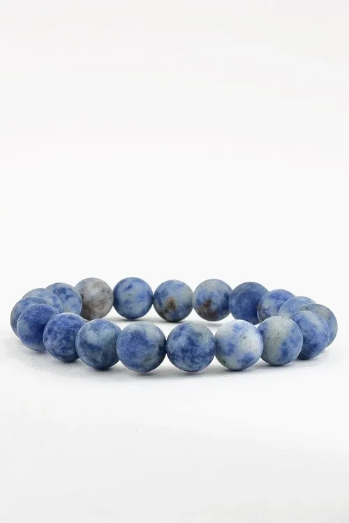Natural Stone Beaded Bracelet
