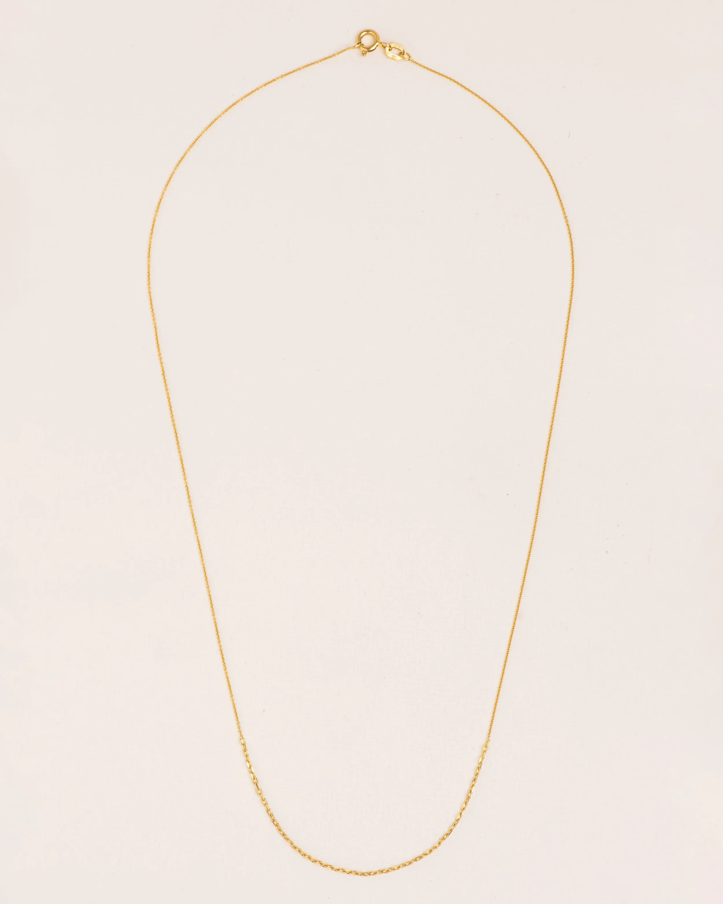 Necklace with mixed chains in 18 ct. gold