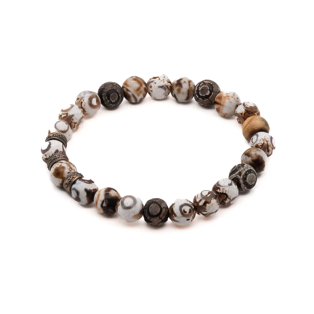 Nepal Soul Beaded Men's Bracelet