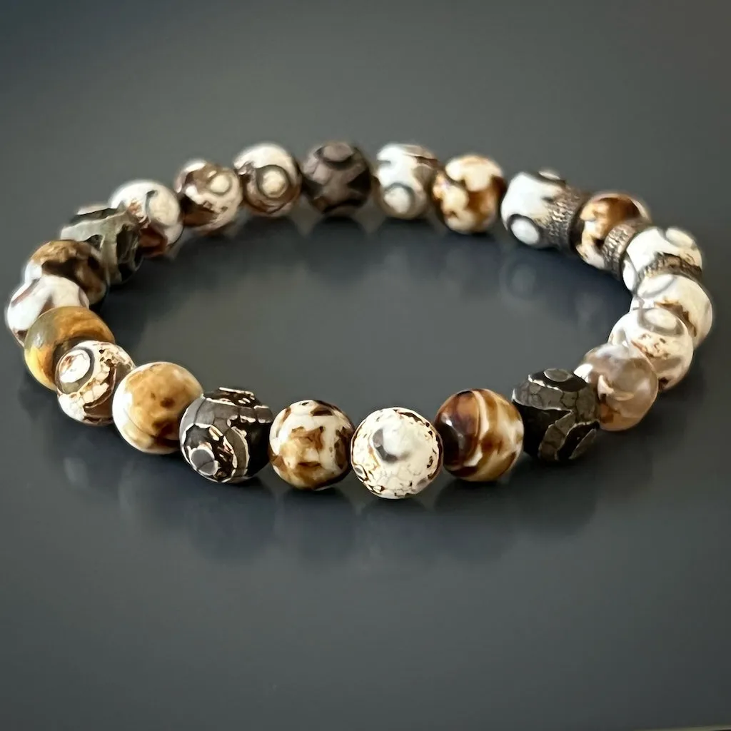 Nepal Soul Beaded Men's Bracelet