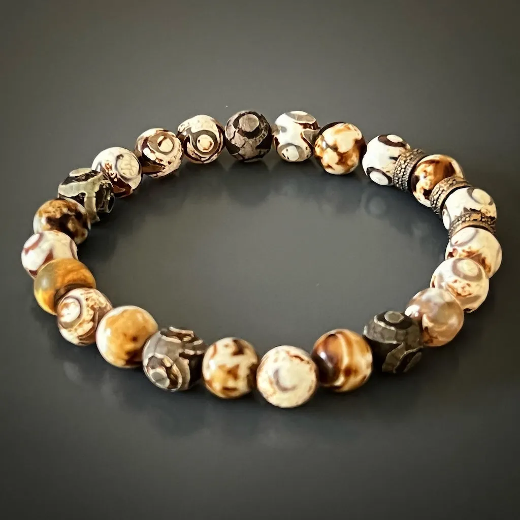 Nepal Soul Beaded Men's Bracelet