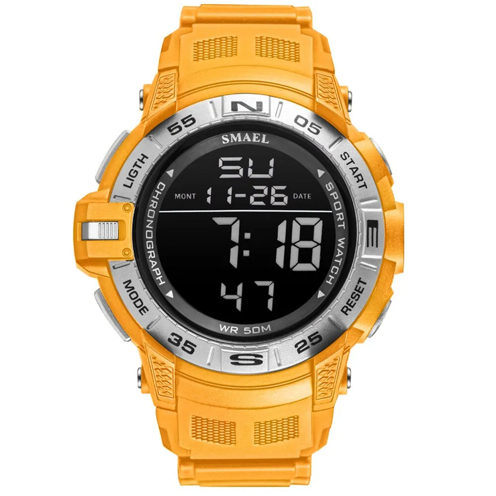 New SMAEL Top Luxury Brand Men Watch Digital Waterproof Sport Wrist Watch LED Luminous Military Date Watches Relogio Masculino