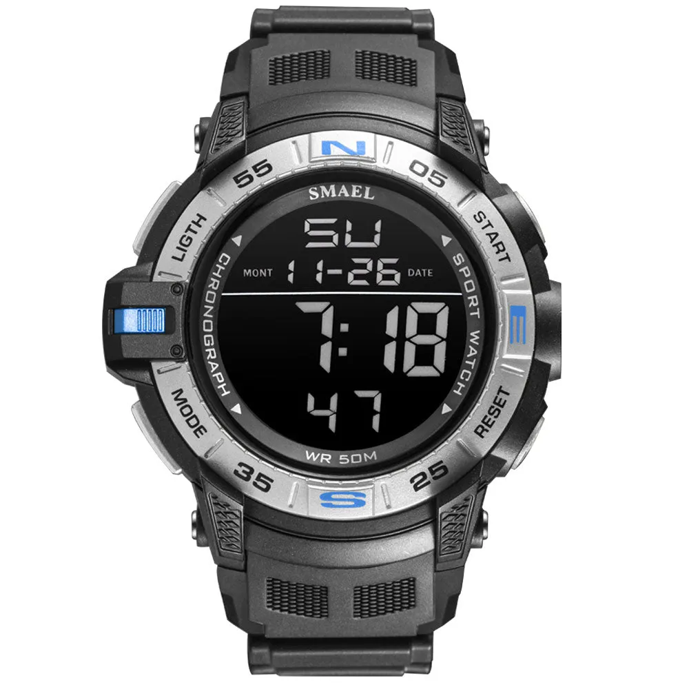 New SMAEL Top Luxury Brand Men Watch Digital Waterproof Sport Wrist Watch LED Luminous Military Date Watches Relogio Masculino