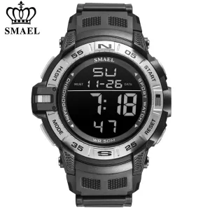 New SMAEL Top Luxury Brand Men Watch Digital Waterproof Sport Wrist Watch LED Luminous Military Date Watches Relogio Masculino