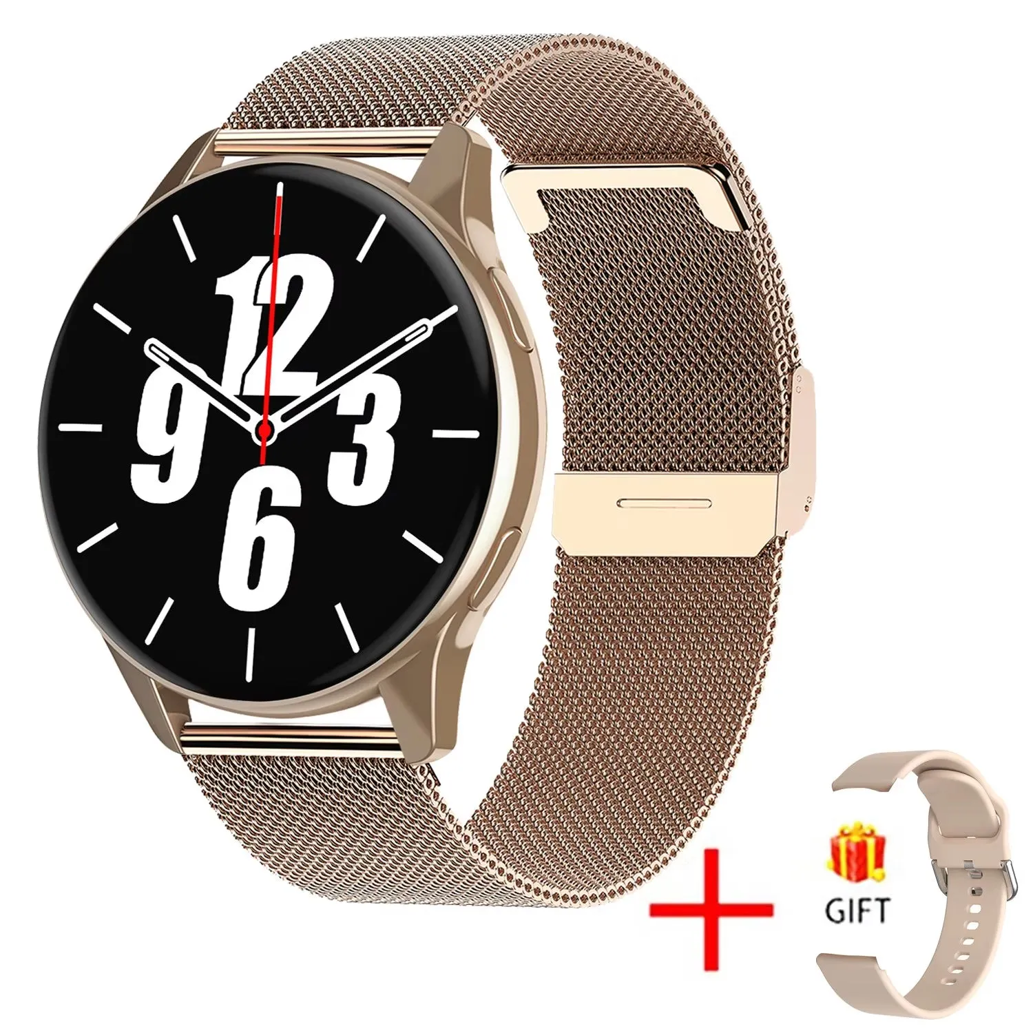 New Women Bluetooth Call Smart Watch Heartrate Blood Pressure Monitoring Smartwatches Waterproof Men Smartwatch for Samsung IOS