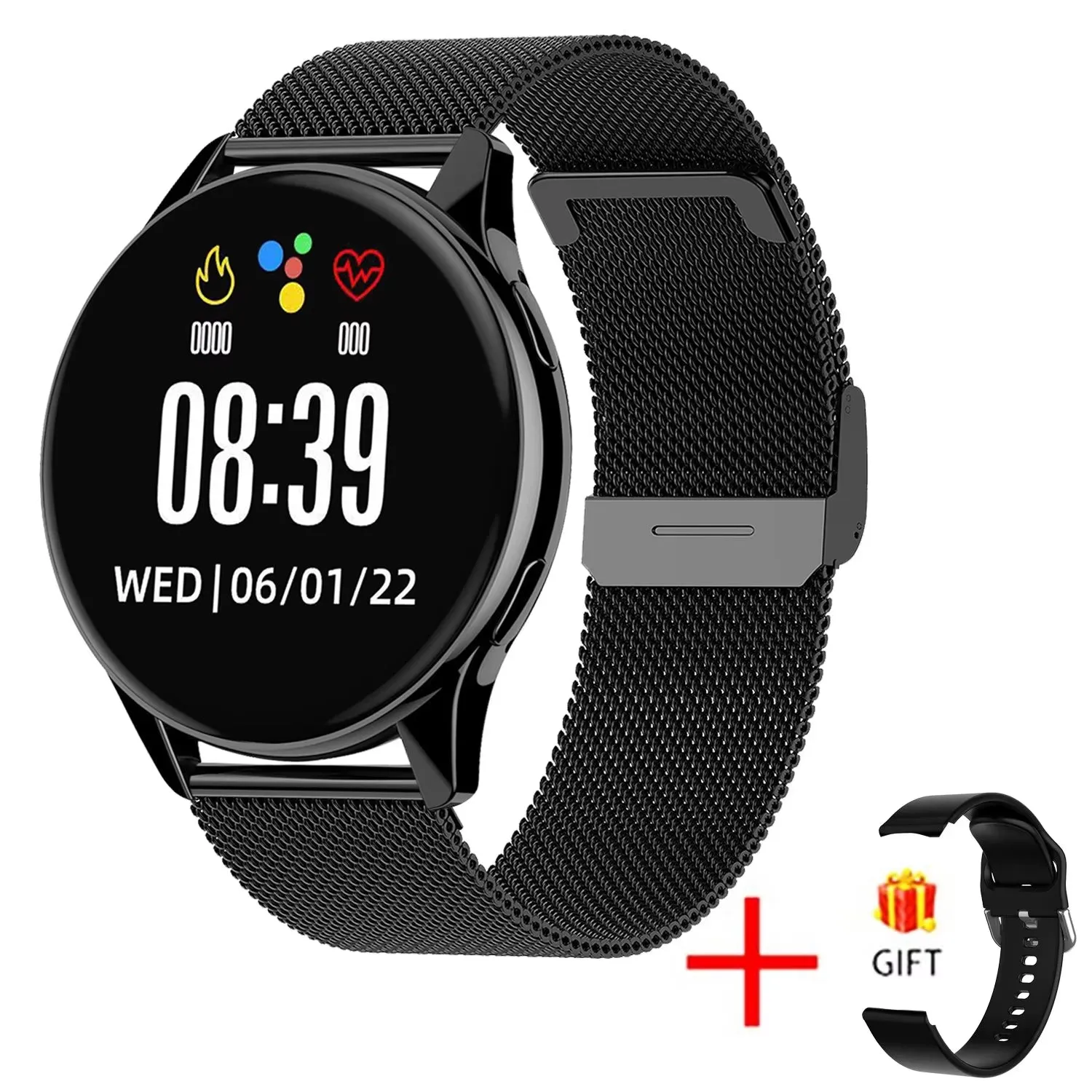 New Women Bluetooth Call Smart Watch Heartrate Blood Pressure Monitoring Smartwatches Waterproof Men Smartwatch for Samsung IOS