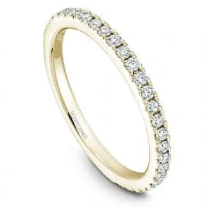Noam Carver 14k Yellow Gold Claw Set Diamond Band