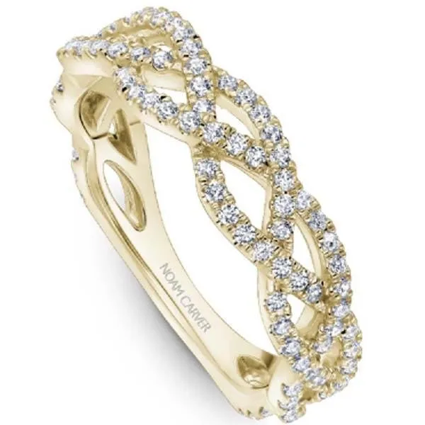 Noam Carver Interwoven Twist Diamond Stackable Band