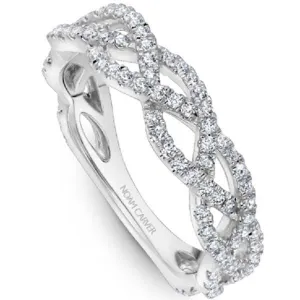 Noam Carver Interwoven Twist Diamond Stackable Band