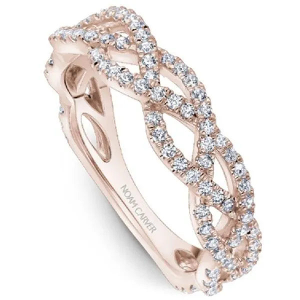 Noam Carver Interwoven Twist Diamond Stackable Band