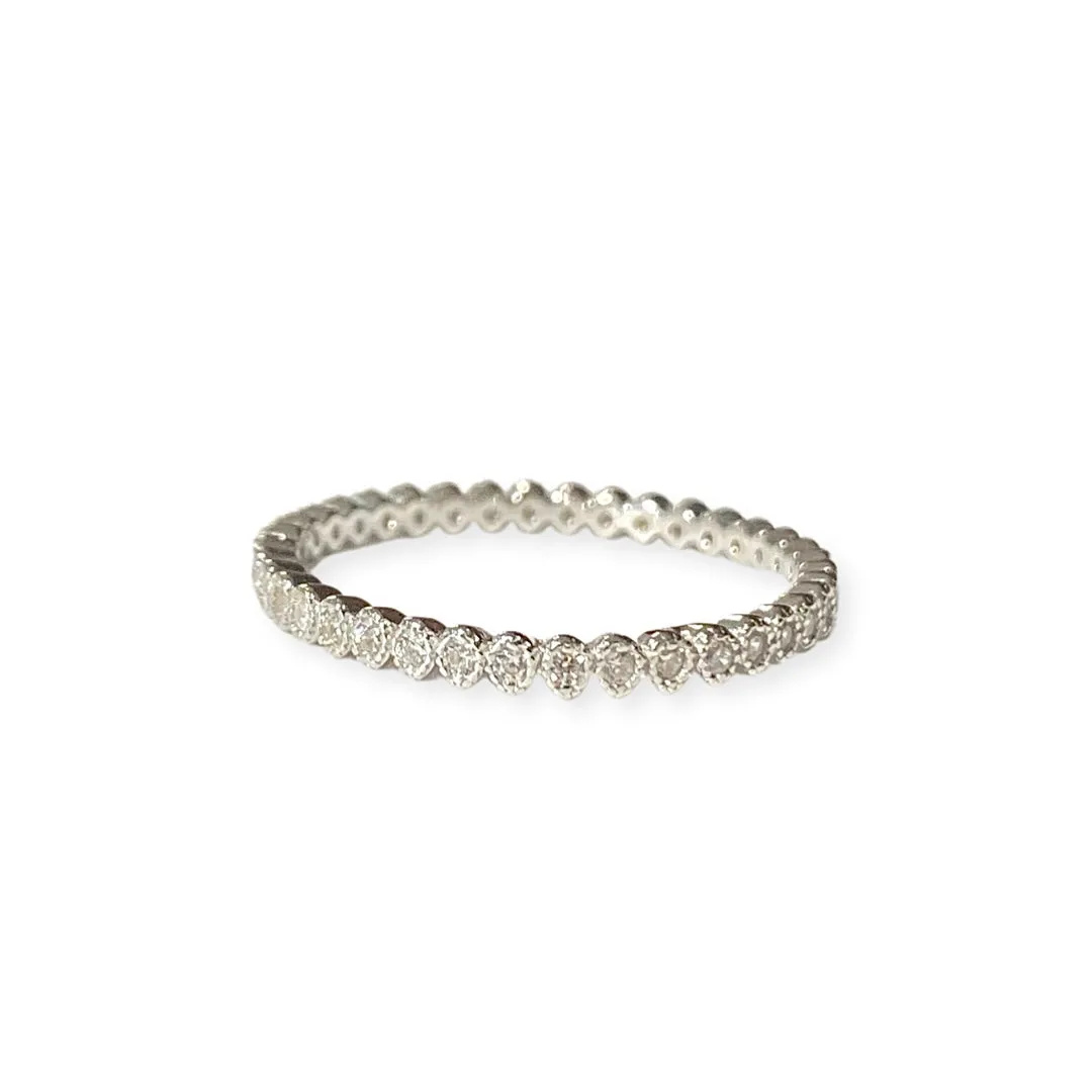 Noelia Teardrop Pattern Ring