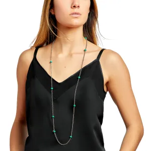 Olivia Necklace With Green Jade