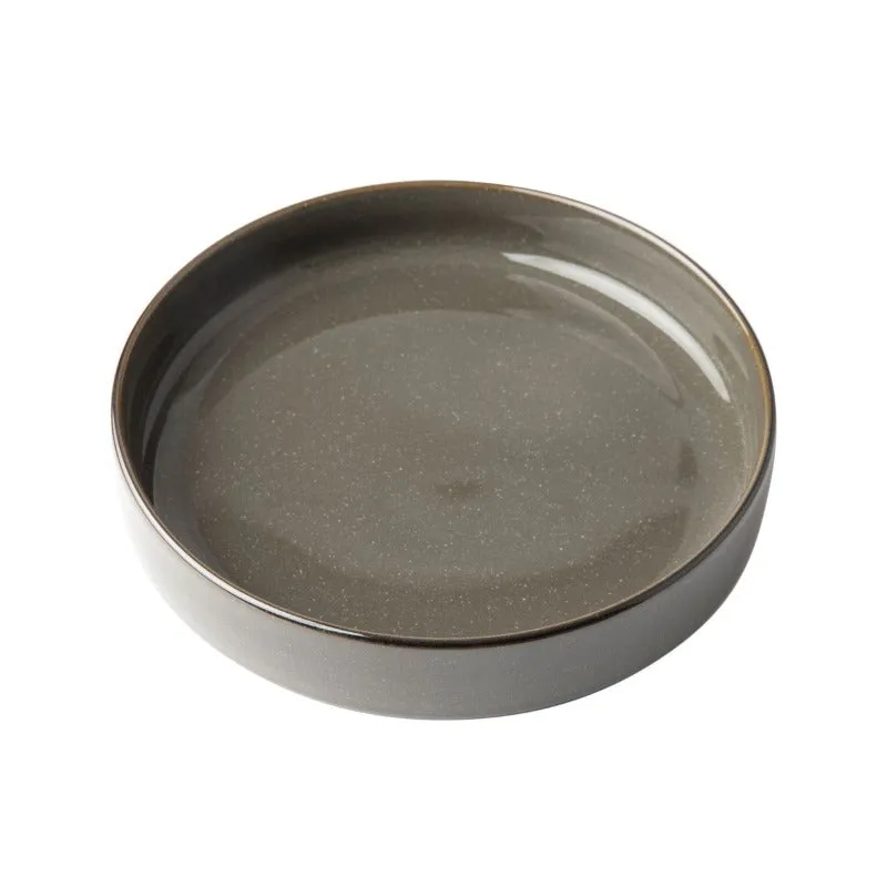 Omada Flat Stackable Pasta Bowl Grey OM-0000060