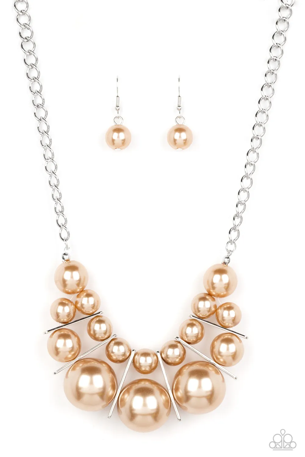 Paparazzi Challenge Accepted - Brown Necklace