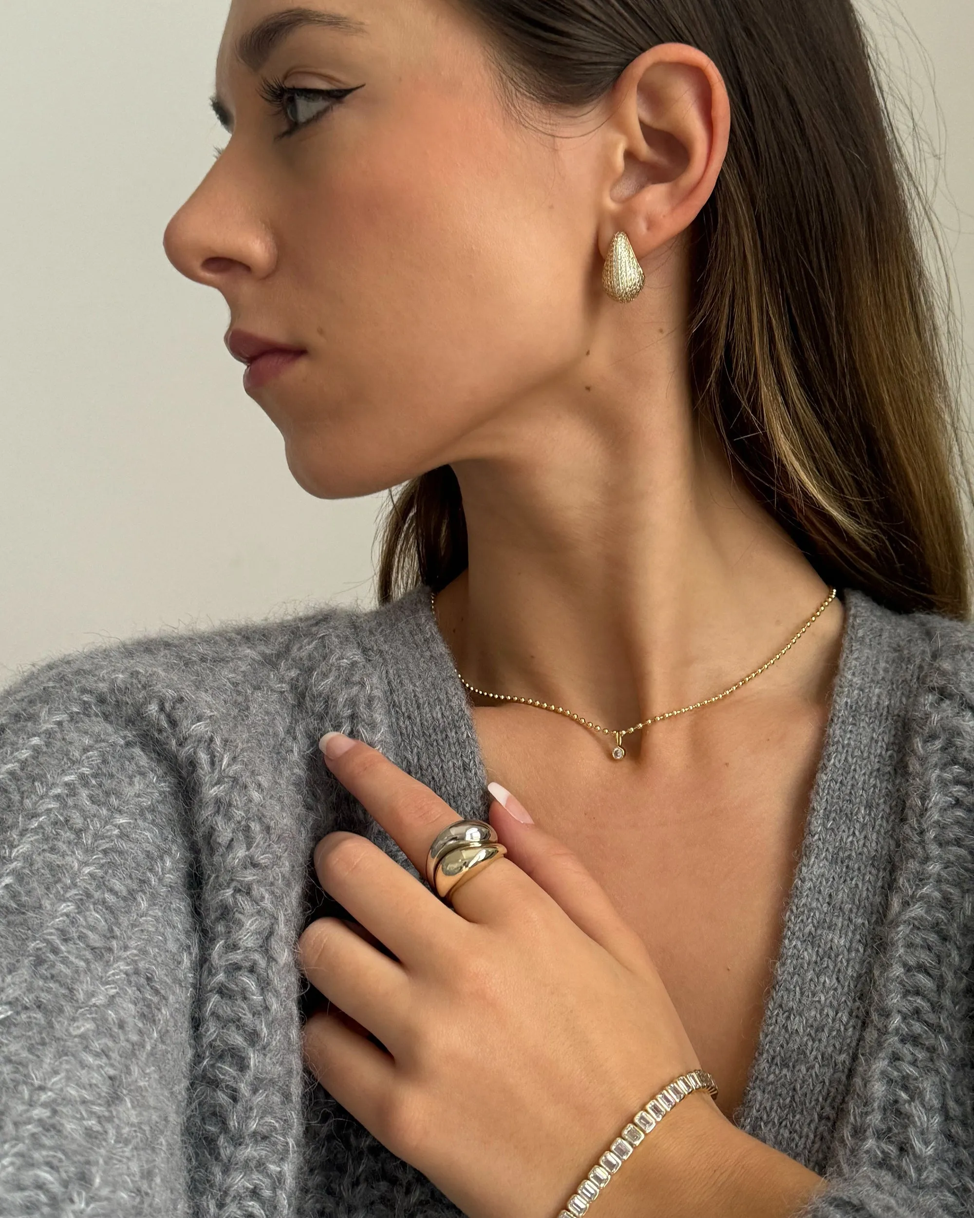 Pavé Drop Earrings