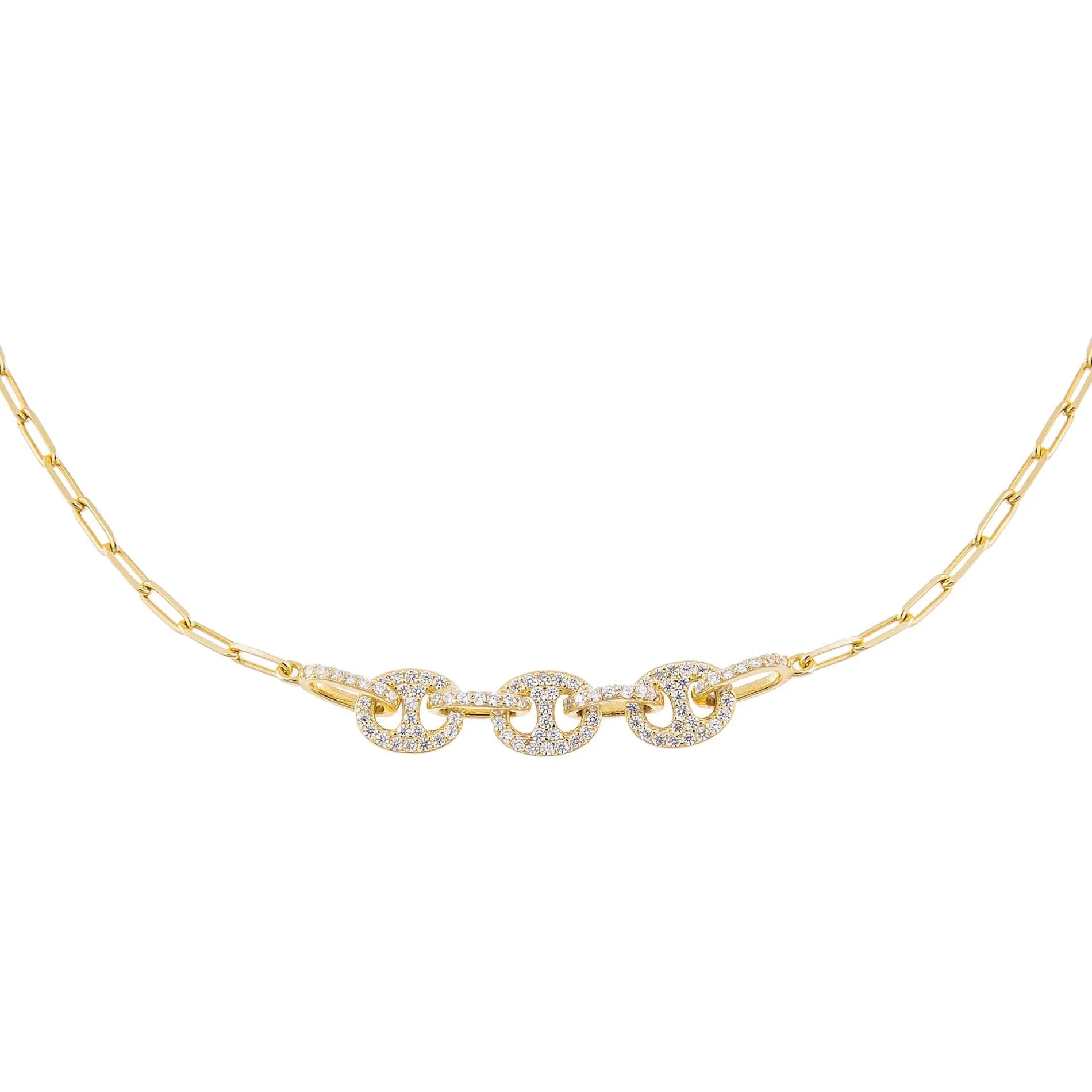Pavé Mariner Link Choker