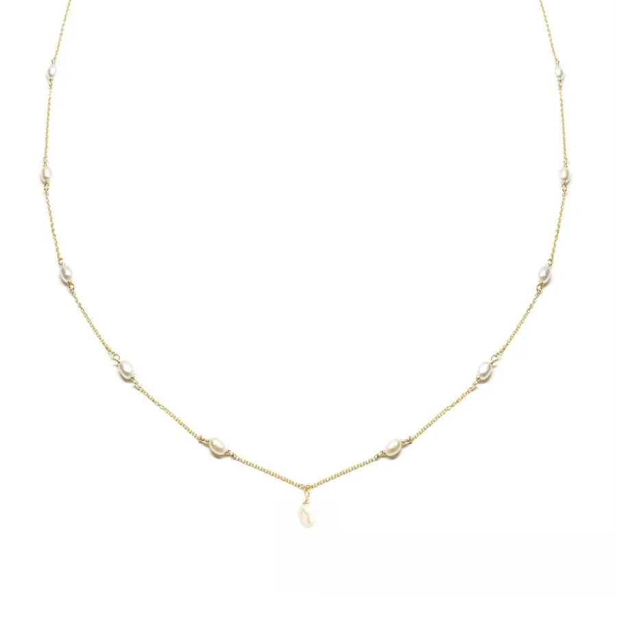 Poppy Finch Keshi Pearl Choker