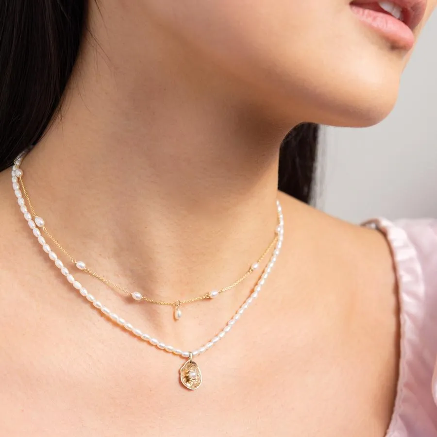 Poppy Finch Keshi Pearl Choker