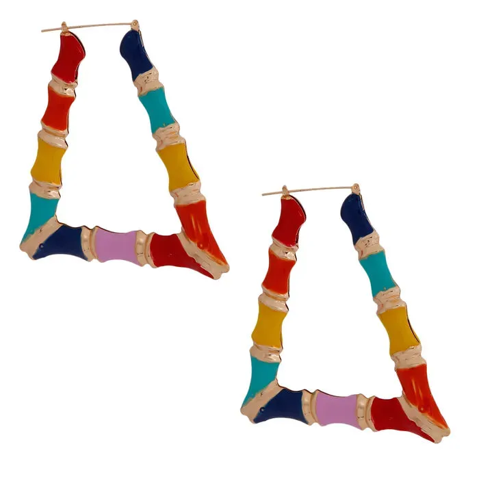 Rainbow Bamboo Hoops