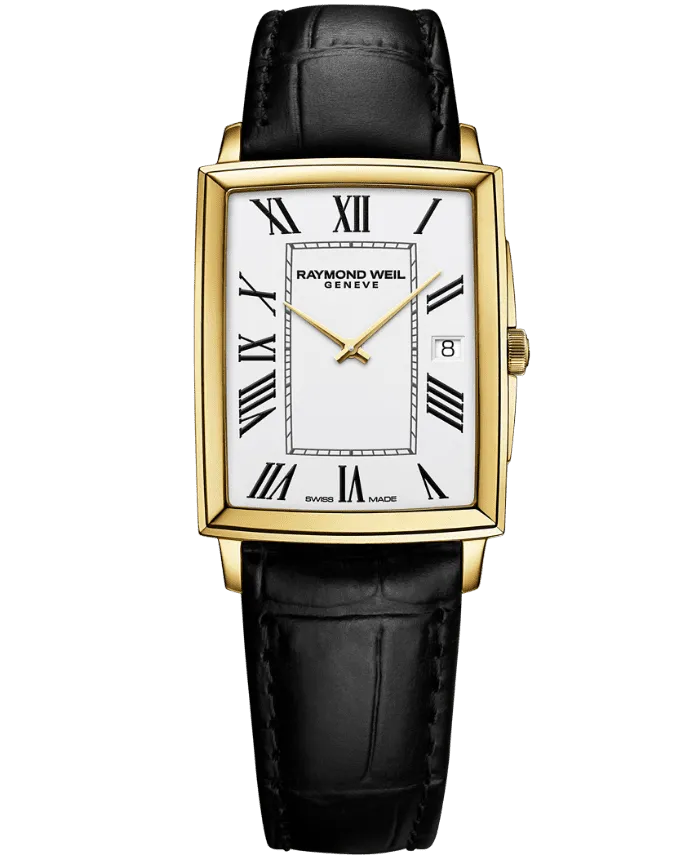 Raymond Weil Toccata Gents Gold PVD on Leather