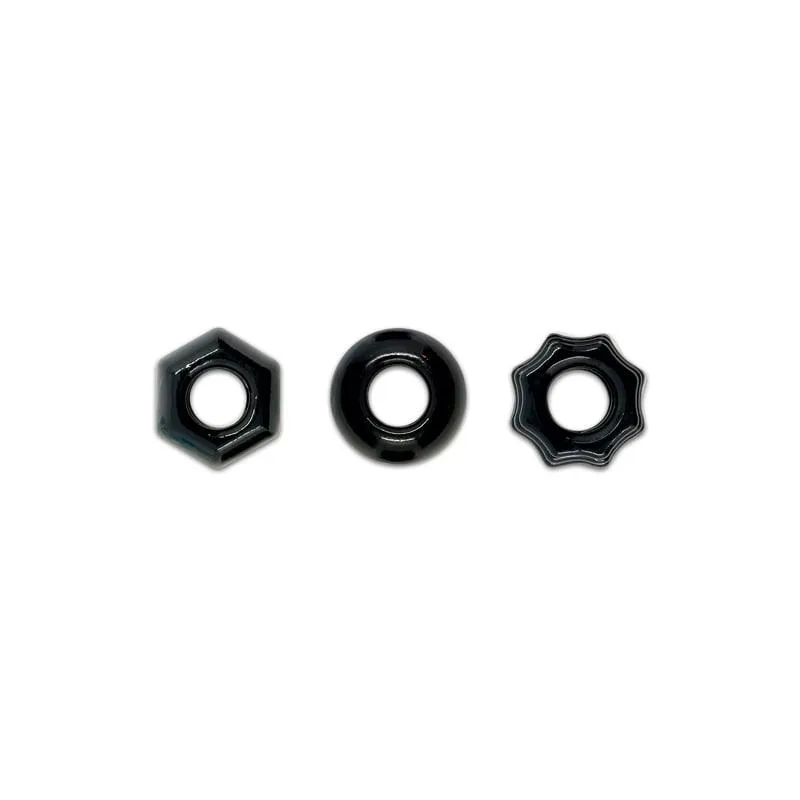 Renegade Chubbies Cock Rings - Black