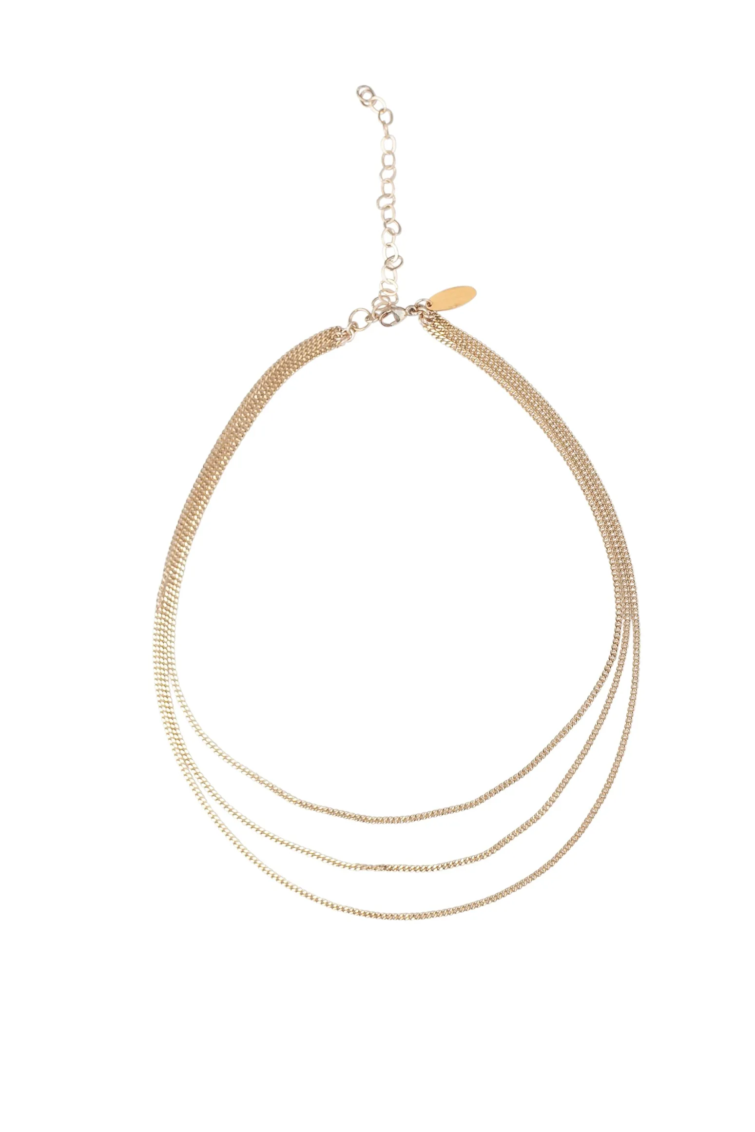 Retro Petite Choker in Gold, Silver or Rose Gold