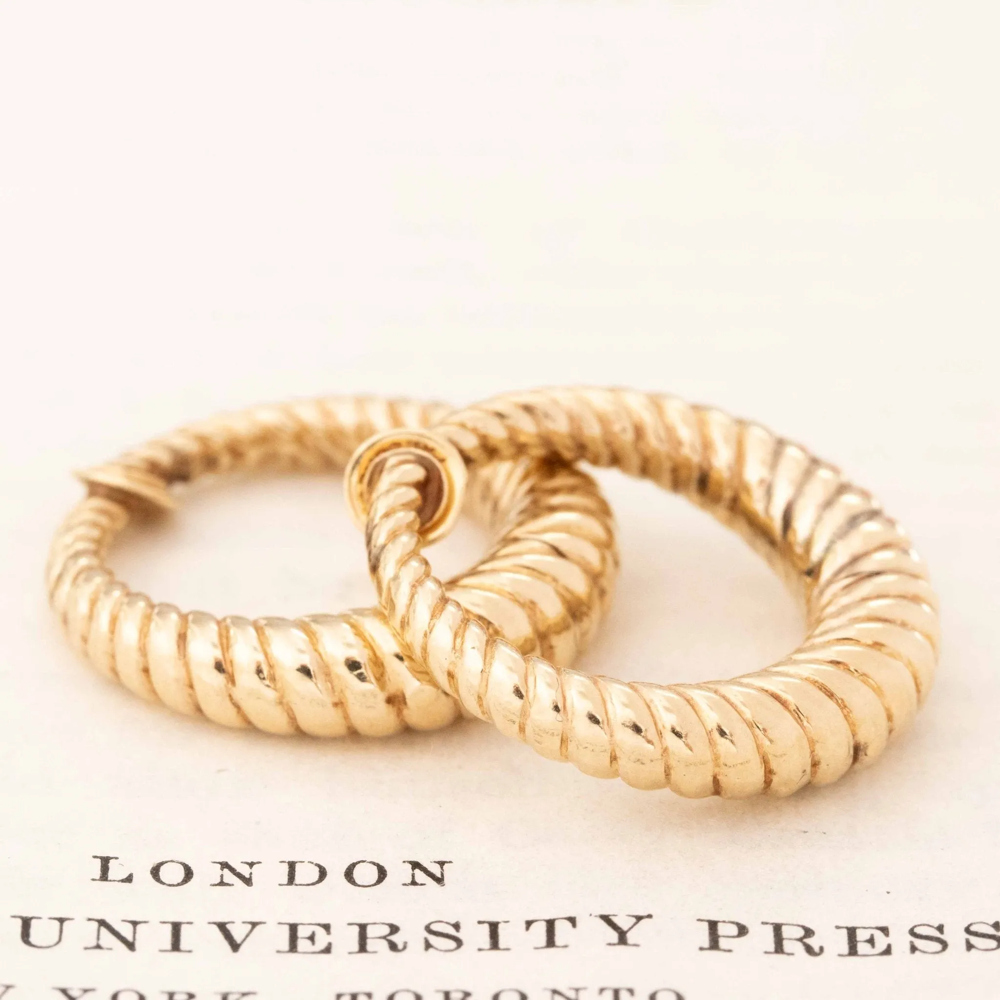 Retro Twist Hinged Pierceless Earrings by Tiffany & Co.