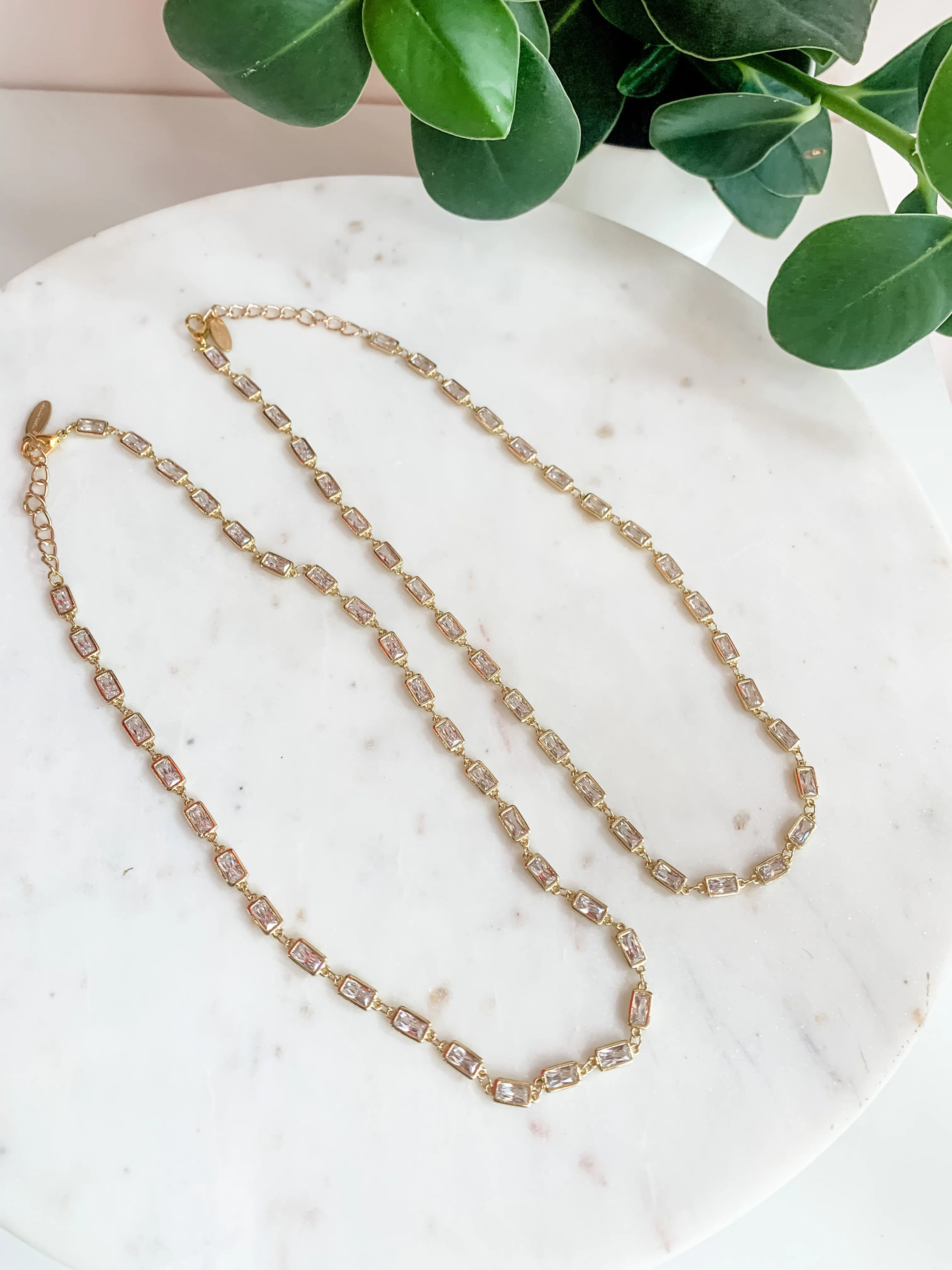 Rhinestone Renegade Dainty Layering Necklace