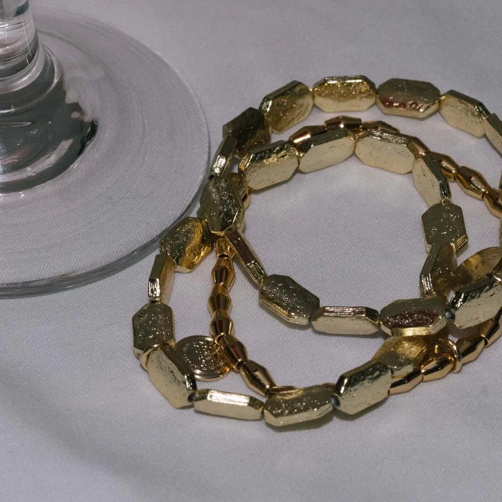 Right On! Beaded Stretch Bracelet